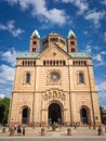 Western facade and main entrace of Speyer Cathedral, Germany